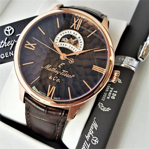 Mathey-Tissot - Automatic - Swiss Open Heart - Limited, Handtassen en Accessoires, Horloges | Heren