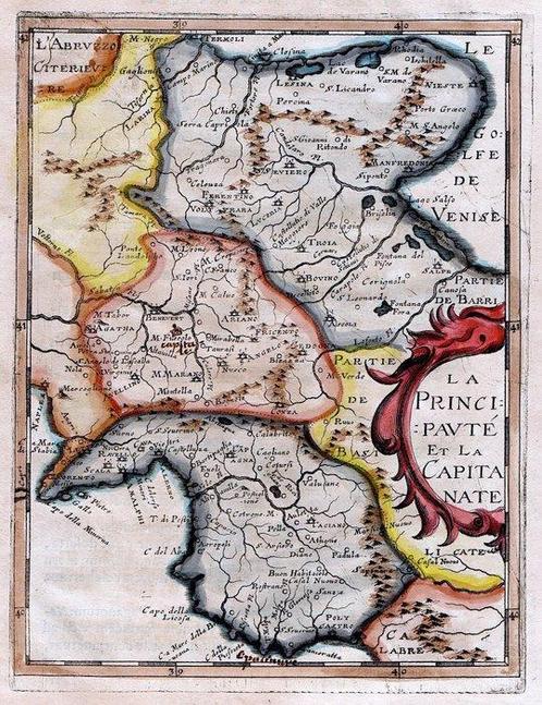 Italie - Campanie, Pouilles; P. Briet - La Principautè et la, Boeken, Atlassen en Landkaarten