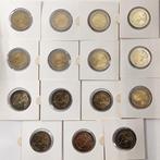 Frankrijk. 2 Euro 2008/2022, 15 x Circulating Commemorative, Postzegels en Munten, Munten | Europa | Euromunten