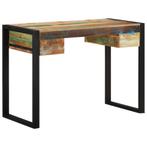 vidaXL Bureau massief gerecycled hout, Verzenden