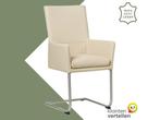 Leren eetkamerstoel Rumor - Toledo Betulla (crème) -, Huis en Inrichting, Stoelen, Overige kleuren, Nieuw, Leer, Ophalen of Verzenden