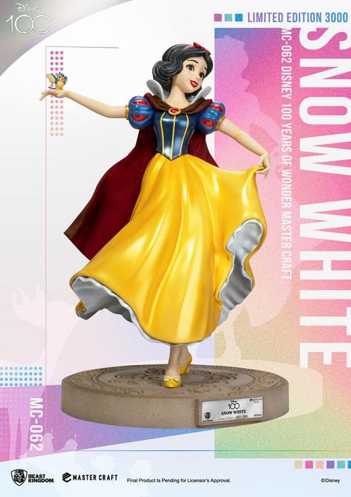 Disney 100 Years of Wonder Master Craft Statue Snow White 40, Collections, Disney, Enlèvement ou Envoi