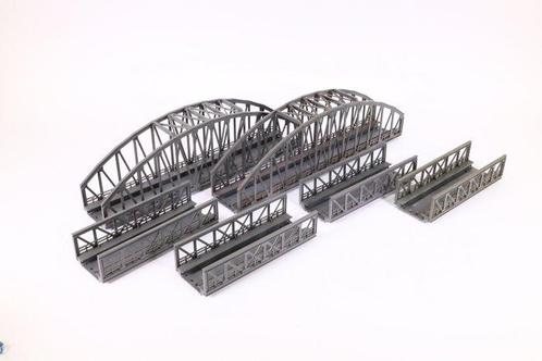 Märklin H0 - 74620/74636 - Accessoires - Six ponts adaptés, Hobby en Vrije tijd, Modeltreinen | H0