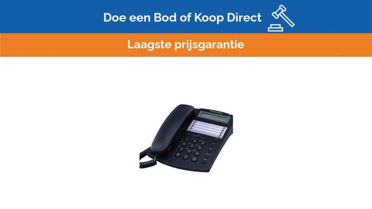 Bieden: Panasonic Telephone black - KXTS108EXB, Watersport en Boten, Navigatiemiddelen en Scheepselektronica, Ophalen of Verzenden