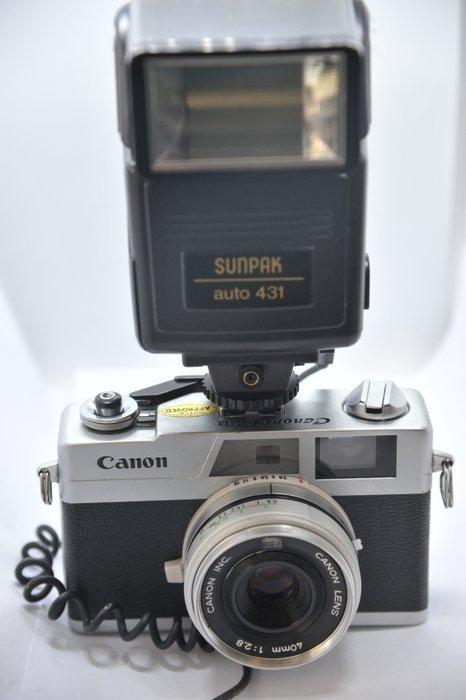 Canon Canonet 28 + Sunpak Auto 431 Analoge camera, Audio, Tv en Foto, Fotocamera's Analoog
