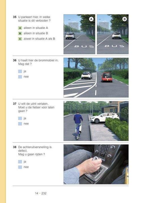 535 examentraining auto theorie rijbewijs /, Boeken, Techniek, Gelezen, Verzenden