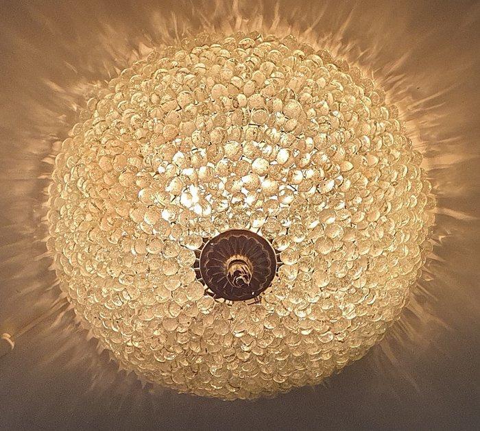 Plafonnier - Verre, Acier - druiventros, Antiek en Kunst, Kunst | Designobjecten