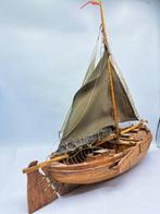 Maritieme objecten - Hout, Linnen- Platbodem Zeeschouw