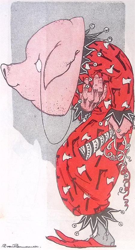 Spotprent over de Hitlergroet (lijst optie, Lithos), Antiek en Kunst, Kunst | Litho's en Zeefdrukken, Verzenden