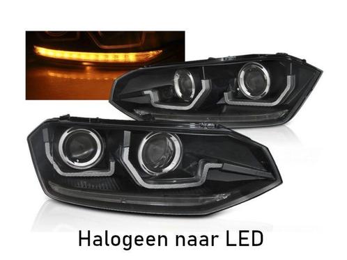 Dynamisch knipperlicht LED koplampen Black geschikt voor VW, Autos : Pièces & Accessoires, Éclairage, Envoi