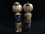 Ensemble de 5 poupées Kokeshi en bois vintage japonaise, Antiek en Kunst