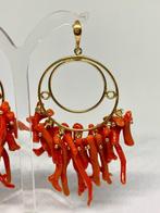 Koraal - Zilver - Oorbellen - Corallo a frange, Verzamelen