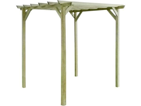 Veiling - VidaXL vrijstaande pergola 200x200x200cm, Tuin en Terras, Overkappingen