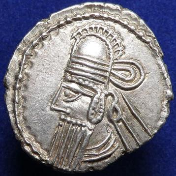 Rois parthes. Vologases IV (c. A.D. 147 - 191). AR Drachm, Postzegels en Munten