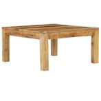 vidaXL Salontafel 80x80x40 cm massief mangohout, Huis en Inrichting, Verzenden, Nieuw