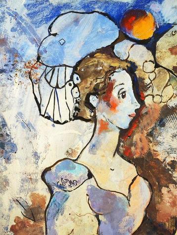 Miquel Torner de Semir (1938) - Dos majas en Cadaques