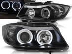 Angel Eyes koplamp units Black geschikt voor BMW E90/E91, Auto-onderdelen, Nieuw, BMW, Verzenden