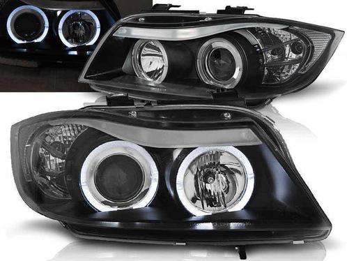 Angel Eyes koplamp units Black geschikt voor BMW E90/E91, Autos : Pièces & Accessoires, Éclairage, Envoi