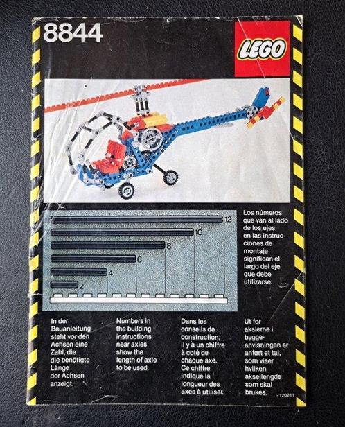 Lego - Technic - 8844 - Helikopter - 1970-1980 - Nederland, Kinderen en Baby's, Speelgoed | Duplo en Lego