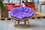 Fauteuil - Papasan - Textiel, Bamboe, giunco - Papasanstoel