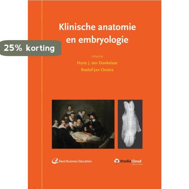 Klinische anatomie en embryologie 9789035238046, Boeken, Wetenschap, Gelezen, Verzenden