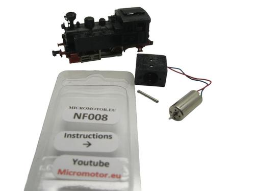micromotor NF008G N ombouwkit voor Fleischmann Lok 7, Hobby en Vrije tijd, Modeltreinen | N-Spoor, Gelijkstroom, Overige typen