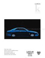 1997 LANCIA KAPPA COUPE KLEUREN & INTERIEUR BROCHURE, Boeken, Nieuw