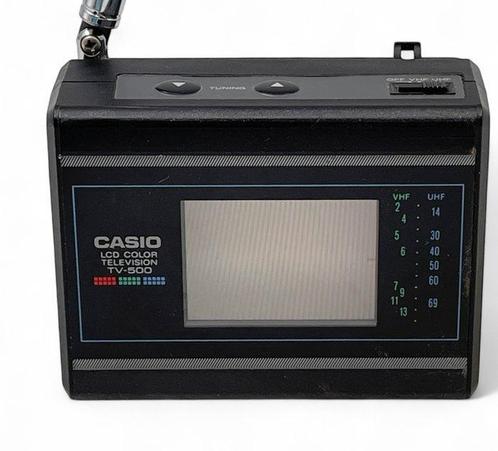 Casio - Vintage retro Casio TV-500 Lecteur-enregistreur de, Audio, Tv en Foto, Radio's