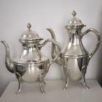 Koffie- en theeservies (4) - Verzilverd, (cijfer A) - H.