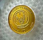 Rwanda. 10 Francs Drache 2022, oro 1/200 Oz (.999) (Zonder, Postzegels en Munten