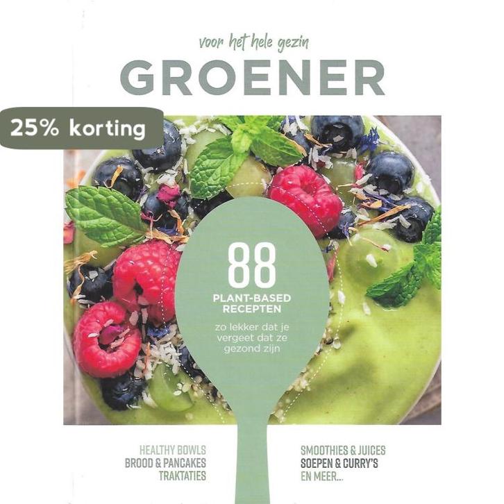 Groener 9789083151687 Jesse van der Velde, Boeken, Kookboeken, Zo goed als nieuw, Verzenden