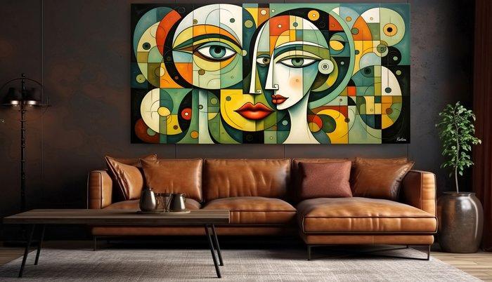 Oskar Rekozi - BigArt · Cubism - XXL - 1/1 Unique Piece, Antiek en Kunst, Kunst | Designobjecten