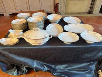 Service de table pour 12 (57) - Porcelaine - Richard Ginori beschikbaar voor biedingen
