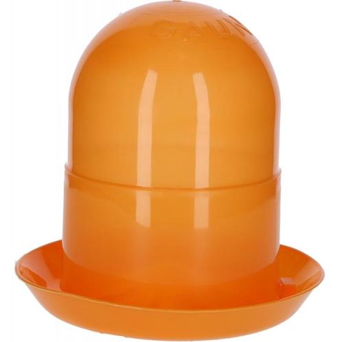 Kunststof voederautom. oranje 2 kg voor kuikens - kerbl, Dieren en Toebehoren, Pluimvee | Toebehoren, Nieuw