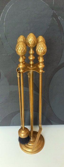 Accessoire de cheminée - Style Néoclassique - Pommes de Pins, Antiek en Kunst, Curiosa en Brocante