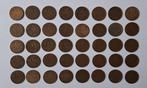 Nederland. Wilhelmina. Lot van 40 stuks 1 centen 1924