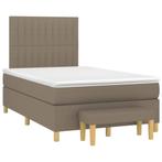 vidaXL Sommier à lattes de lit avec matelas taupe, Verzenden, Neuf