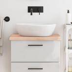 vidaXL Wastafelblad 60x60x(2-4) cm onbehandeld massief hout, Huis en Inrichting, Keuken | Keukenelementen, Verzenden, Nieuw