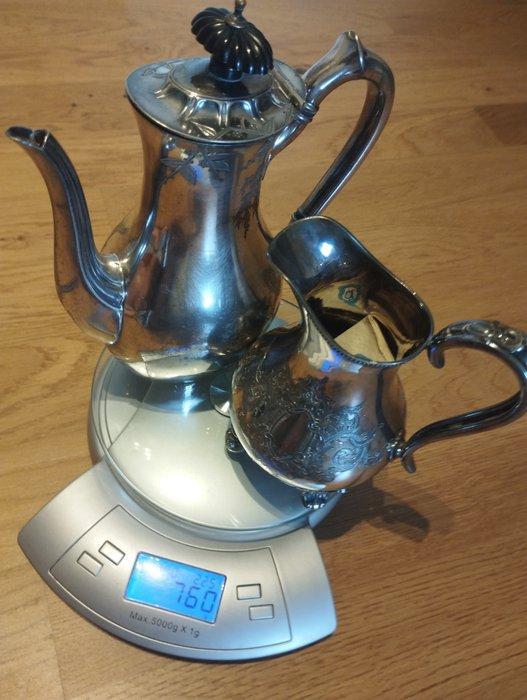 Koffieservies - Verzilverd, Antiek en Kunst, Antiek | Keukengerei