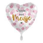 Helium Ballon Jippie - een Meisje, Hobby en Vrije tijd, Feestartikelen, Verzenden, Nieuw