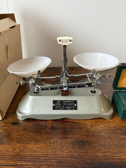 Weegschaal - Vintage Tricle Brand laboratorium, Antiek en Kunst, Curiosa en Brocante