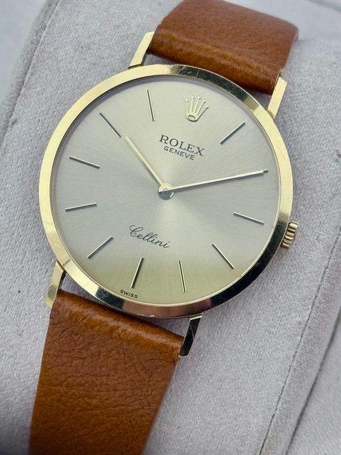 Rolex - Cellini Champagne Dial 18k Yellow Gold - 4112 -, Bijoux, Sacs & Beauté, Montres | Hommes