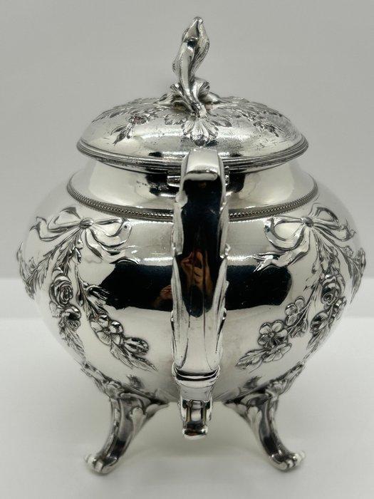 Christofle, Orfèvrerie Gallia - Theepot - Verzilverd, Antiek en Kunst, Antiek | Meubels | Tafels