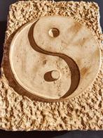 Sculpture, Stemma Araldico Yin e Yang - 25 cm - pierre