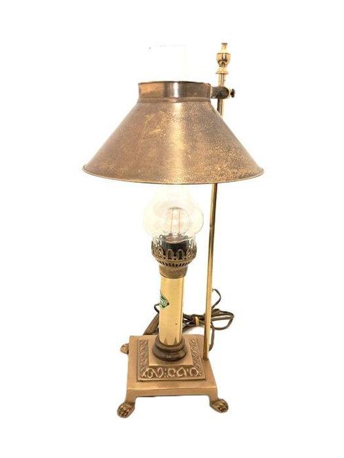 Lamp - Glas, Messing - Orient Express, Antiek en Kunst, Curiosa en Brocante