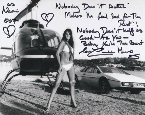 James Bond 007: The Spy Who Loved Me - Signed by Caroline, Verzamelen, Film en Tv