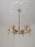 Lustre - Bronze - Peint, finition or, Antiek en Kunst