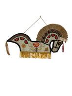 Javanese Kuda Lumping set - Bamboe, Textiel, Palmvezel -