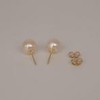 Zonder minimumprijs - Oorbellen - 18 karaat Geel goud Parel, Handtassen en Accessoires, Oorbellen, Nieuw