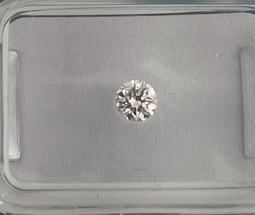 1 pcs Diamant (Natuurlijk gekleurd) - 0.21 ct - Rond - Fancy, Handtassen en Accessoires, Edelstenen